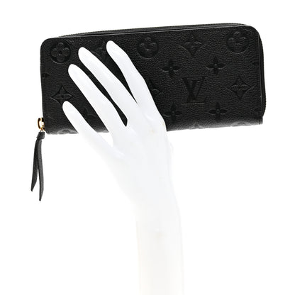 Louis Vuitton Empreinte Clemence Wallet Black 2 of 6