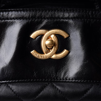Chanel Iridescent Calfskin Large In the Mix Tote Black 6 of 11
