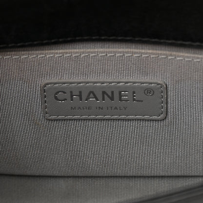 Chanel Calfskin Double Stitch Small Boy Flap Black 6 of 16