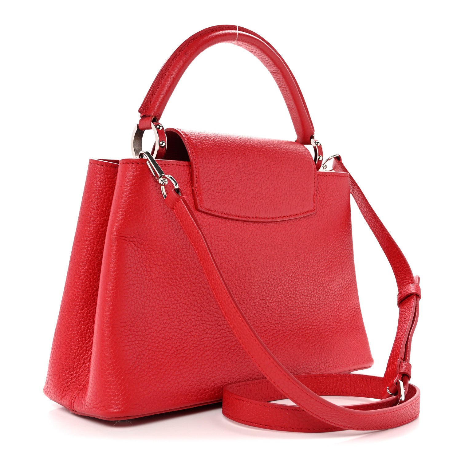 Louis Vuitton Taurillon Capucines PM Rubis 3 of 12