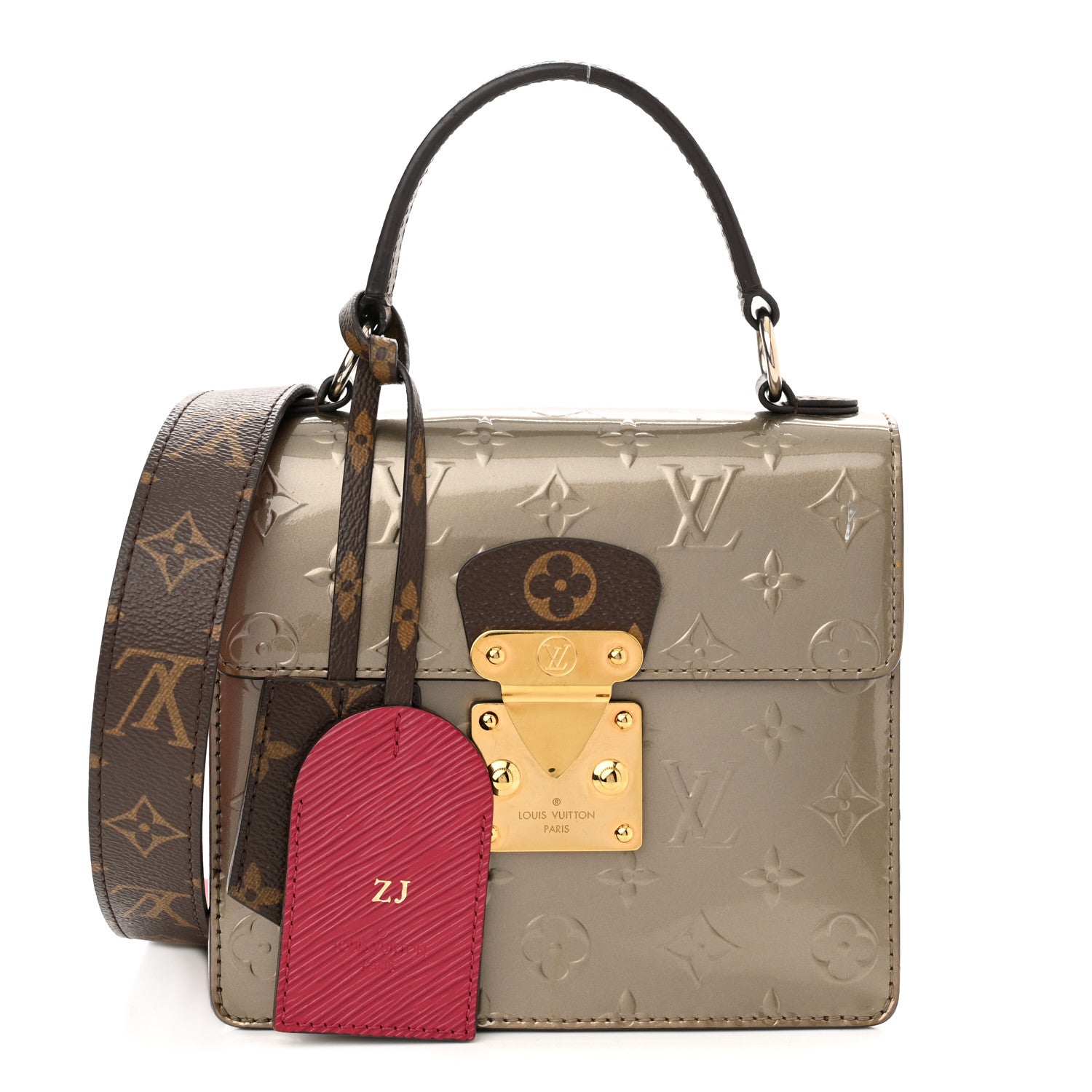 Louis Vuitton Vernis Epi Monogram Spring Street Champagne Metallise 1 of 16