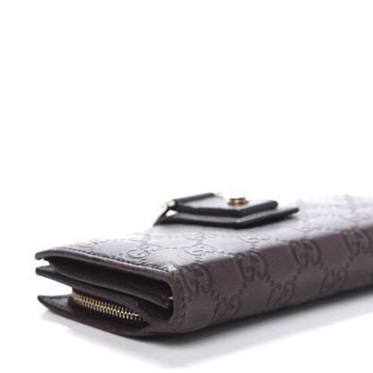 Gucci Guccissima Abbey Continental Wallet Chocolate 6 of 12
