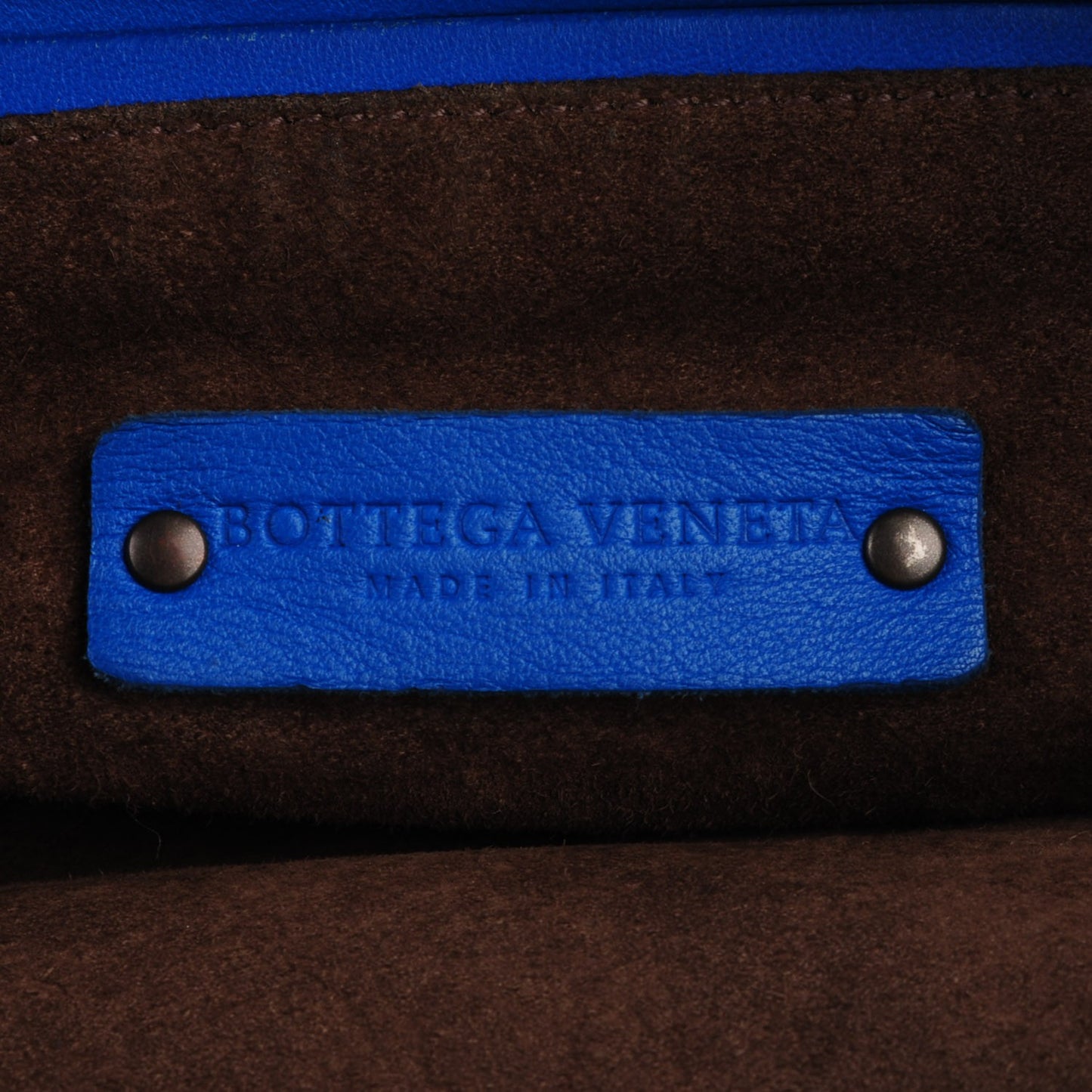 Nappa Intrecciato Large Veneta Hobo Signal Blue