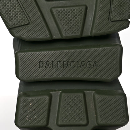 Balenciaga Technical 3D Recycled Knit Womens Speed 2.0 Sneakers 38 Monocolor Dark Kaki 6 of 7