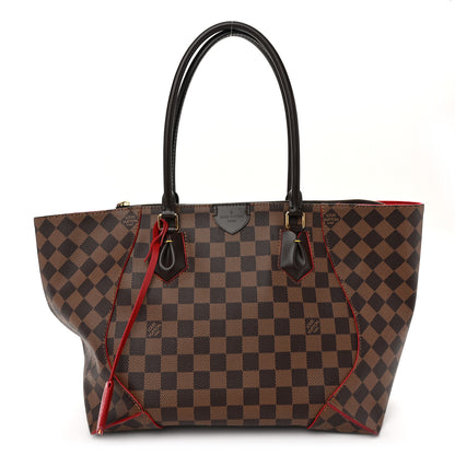 Louis Vuitton Damier Ebene Caissa Tote MM Cherry 1 of 9