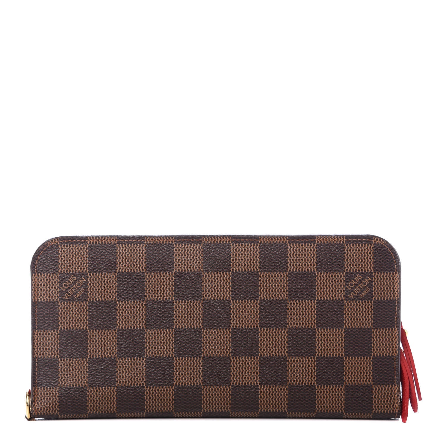 Louis Vuitton Damier Ebene Insolite Wallet Red 1 of 6