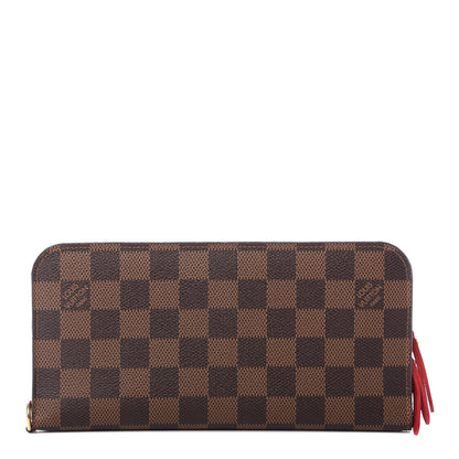 Louis Vuitton Damier Ebene Insolite Wallet Red 1 of 6