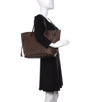 Louis Vuitton Damier Ebene Neo Neverfull MM Rose Ballerine 2 of 10