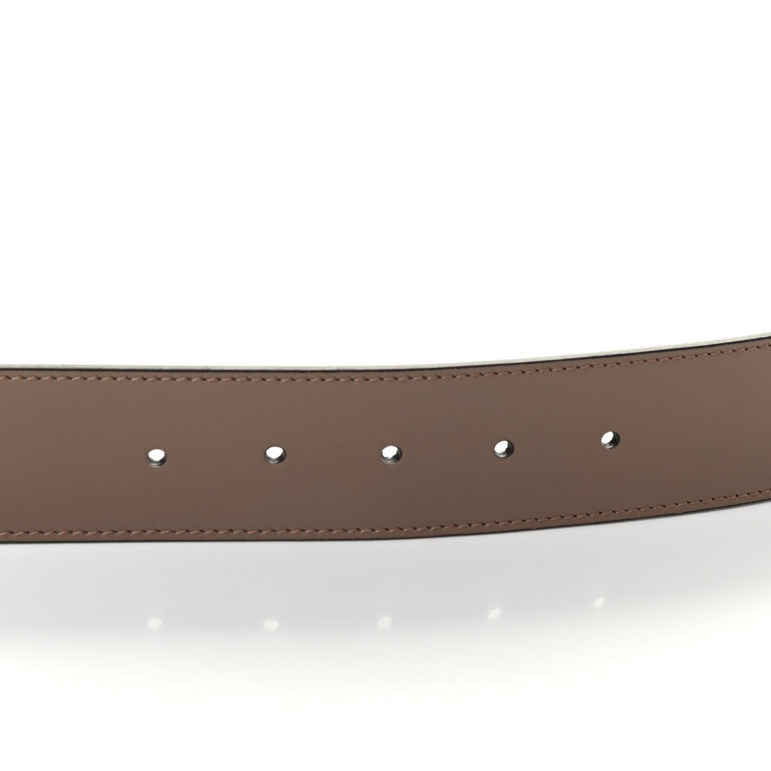 Gucci Calfskin Double G 40mm Belt 85 34 Porcelain Rose 4 of 5