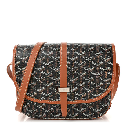 Goyard Goyardine Belvedere II PM Messenger Bag Black Gold 1 of 9