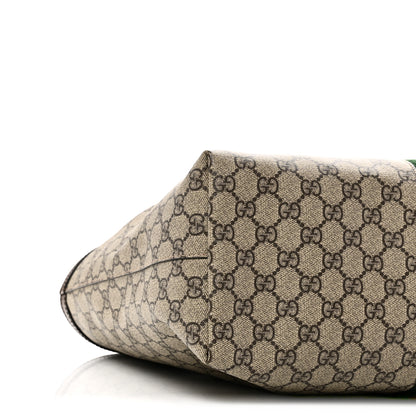 Gucci GG Supreme Monogram Medium Ophidia Shopping Tote Brown 9 of 11
