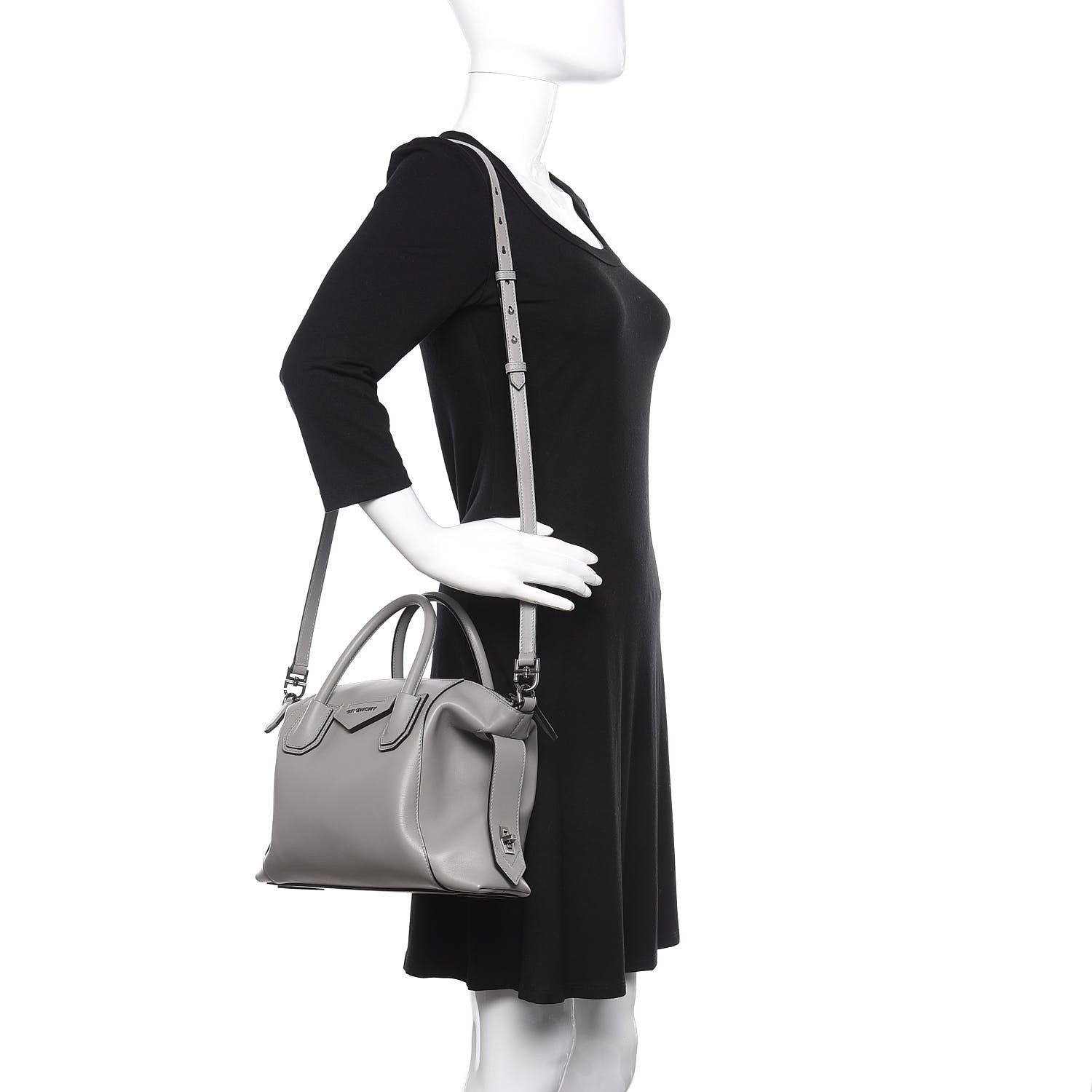 Givenchy Calfskin Small Soft Antigona Pearl Grey 2 of 8