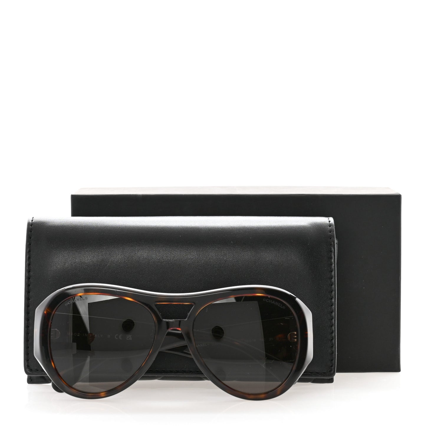 Acetate CC Pilot Sunglasses 5508 Dark Tortoise