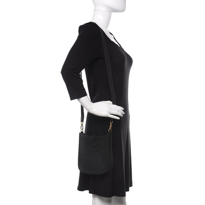 Hermes Taurillon Clemence Evelyne TPM Black 2 of 10