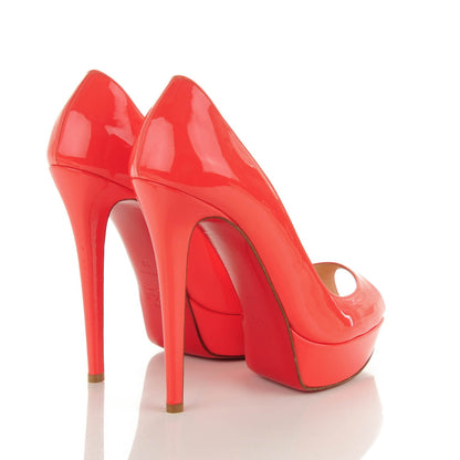 Christian Louboutin Patent Banana 140 Pumps 38 Corail 4 of 7