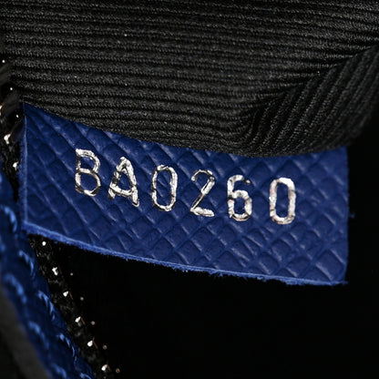 Louis Vuitton Taiga Monogram Eclipse Keepall Bandouliere 50 Pacific Blue 6 of 9