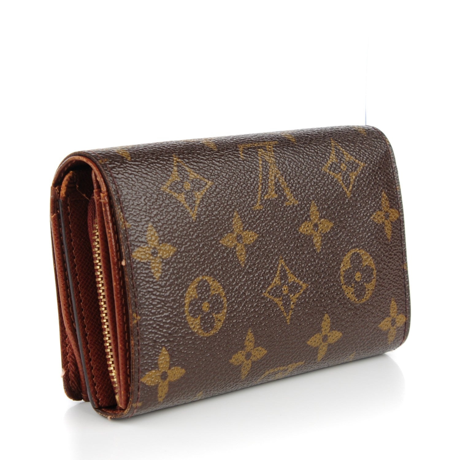 Louis Vuitton Monogram Porte-Monnaie Tresor Wallet 3 of 11