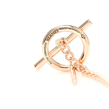 Hermes 18K Rose Gold Echappee Earrings 4 of 5
