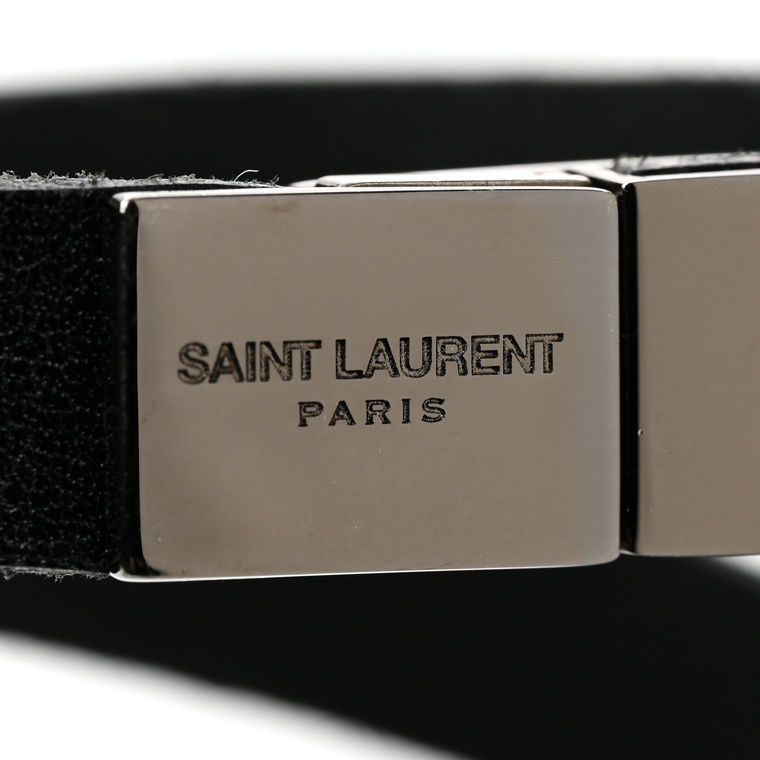 Saint Laurent Calfskin Opyum Double Wrap Bracelet Black 4 of 6