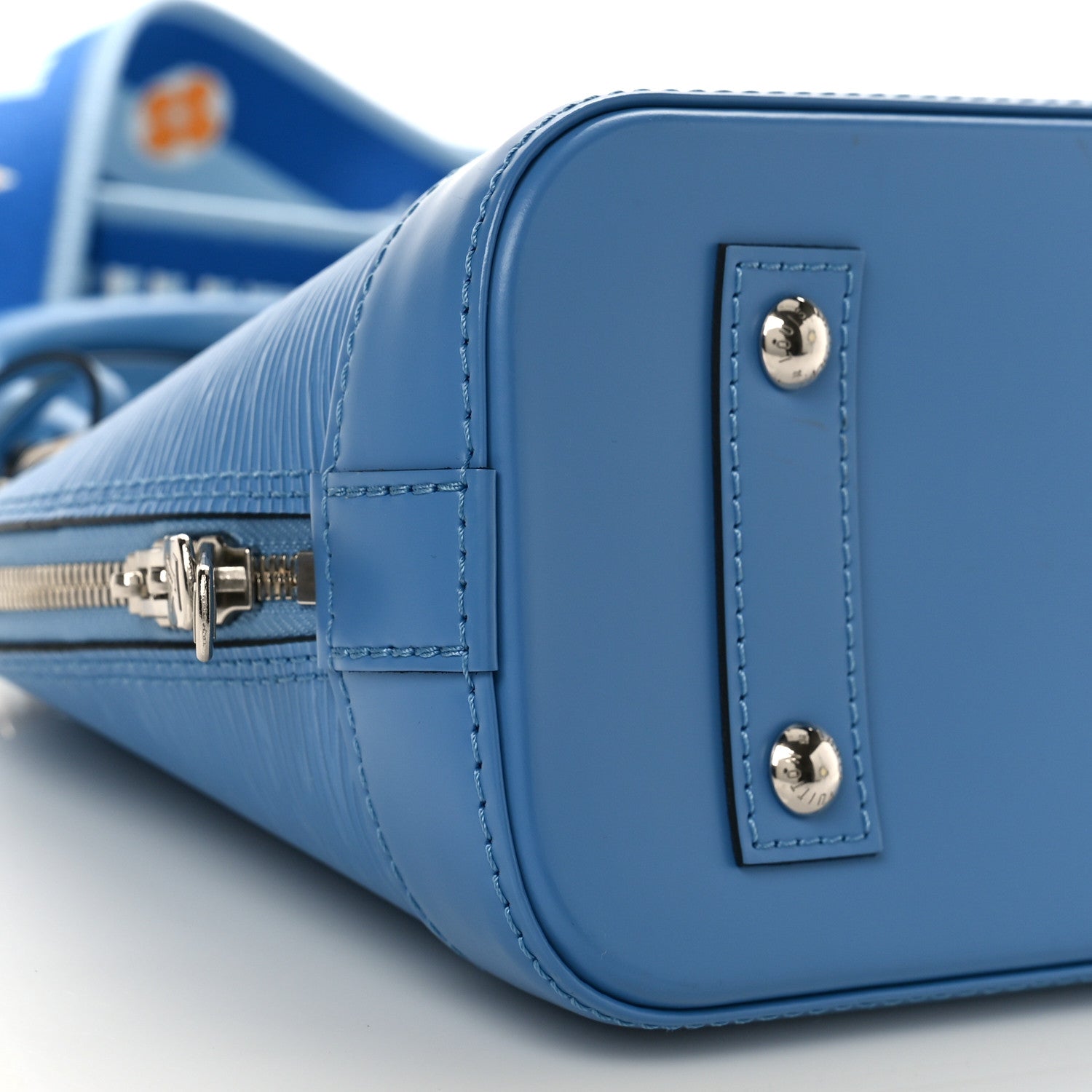 Louis Vuitton Epi Jacquard Alma BB Bleuet 7 of 8