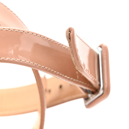 Christian Louboutin Patent Miss Sabina 85 Sandals 39.5 Nude 10 of 13