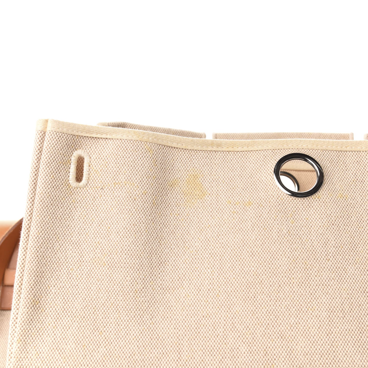 Hermes Toile Vache Calfskin Herbag 39 MM Natural 9 of 12