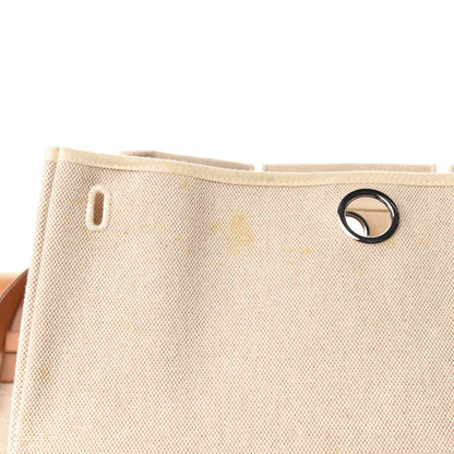 Hermes Toile Vache Calfskin Herbag 39 MM Natural 9 of 12