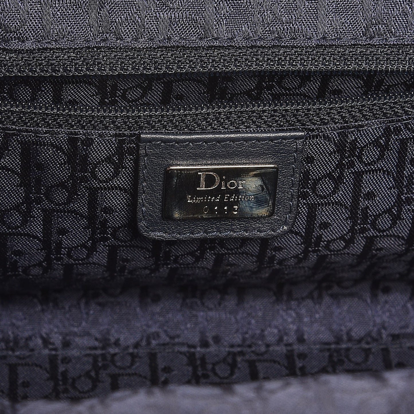 Calfskin Butterfly Pearls Frame Satchel Blue