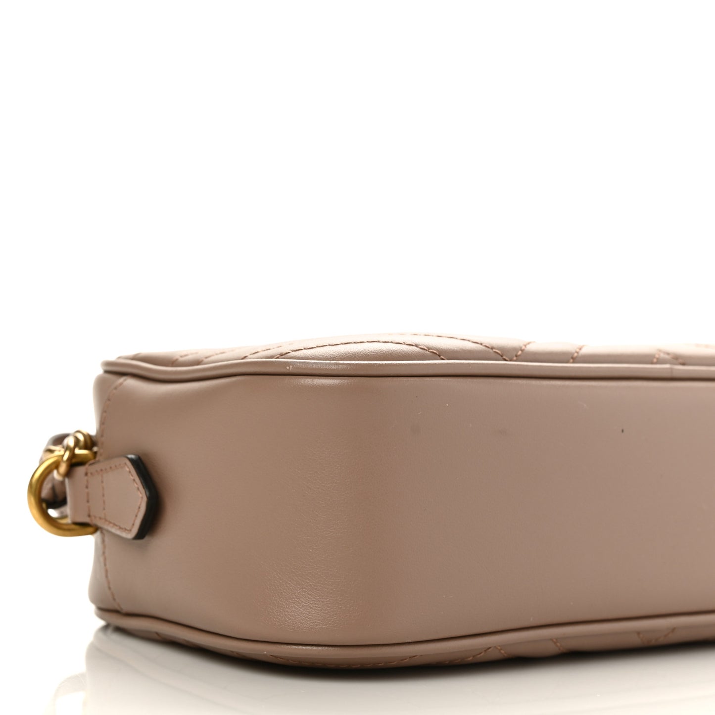 Calfskin Matelasse Small GG Marmont Chain Shoulder Bag Porcelain Rose
