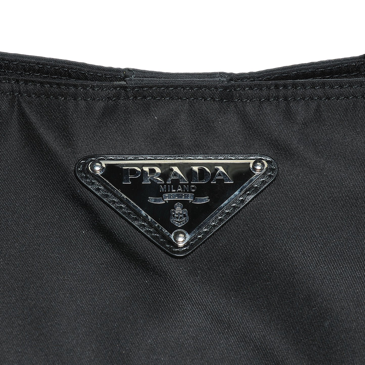 Tessuto Nylon Large Tote Nero Black