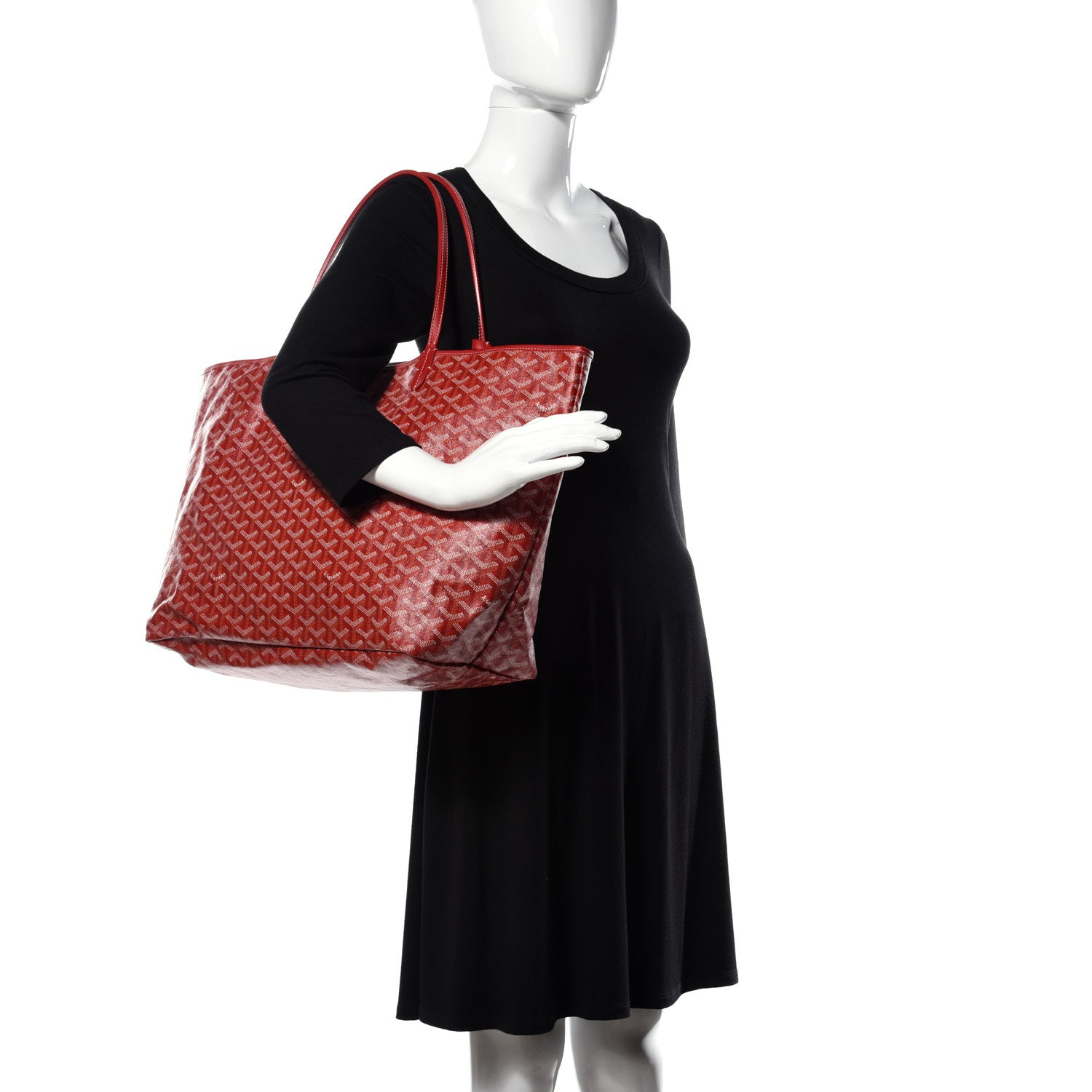 Goyard Goyardine Saint Louis GM Red 2 of 14
