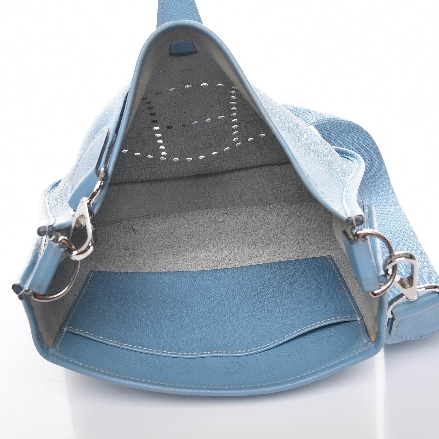 Hermes Epsom Evelyne PM Blue Jean 5 of 10