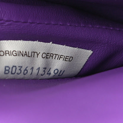 Bottega Veneta Stingray Piano Crisscross Clutch Purple 9 of 15