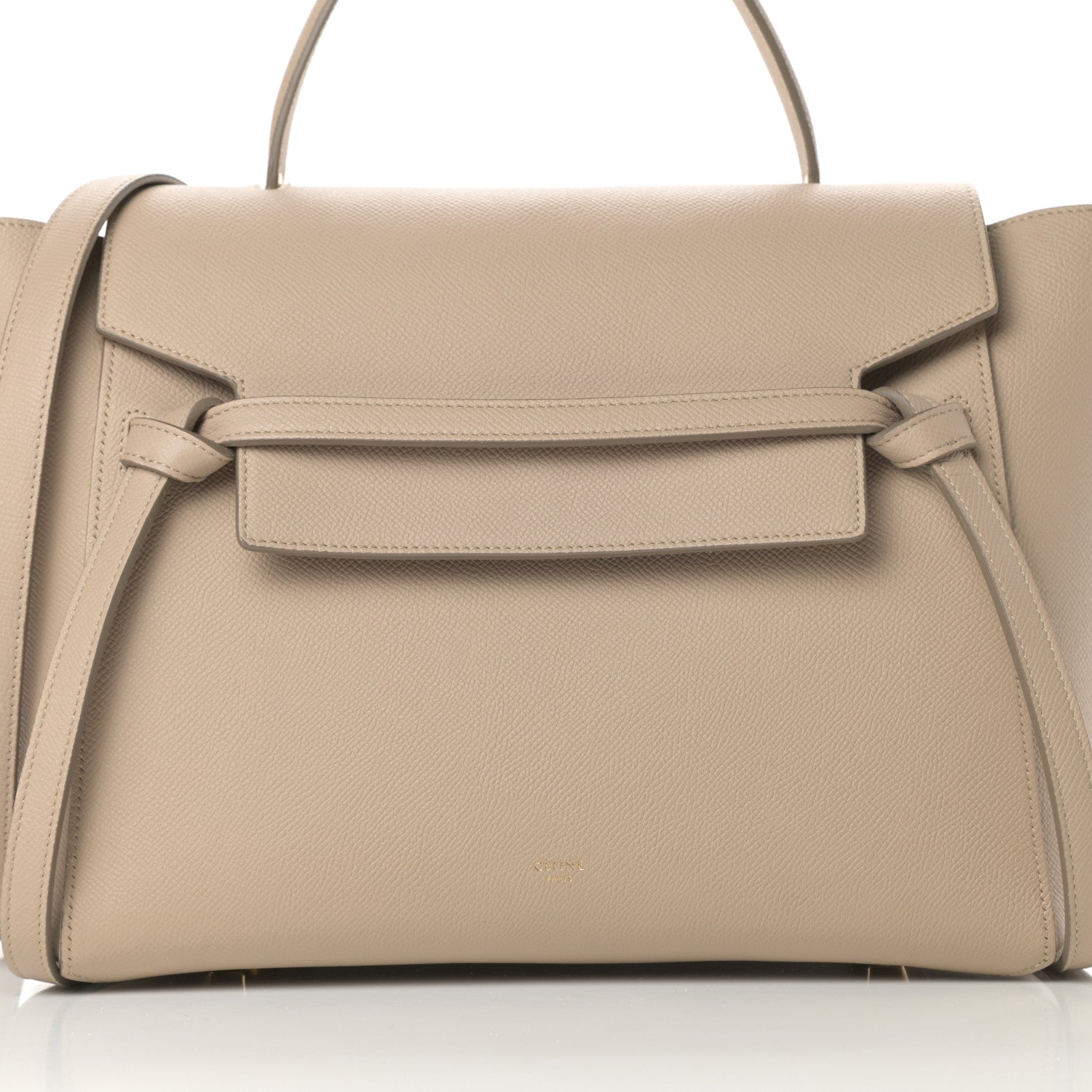 Celine Grained Calfskin Mini Belt Bag Light Taupe 9 of 13
