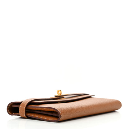 Hermes Epsom Kelly Longue Wallet Gold 4 of 7