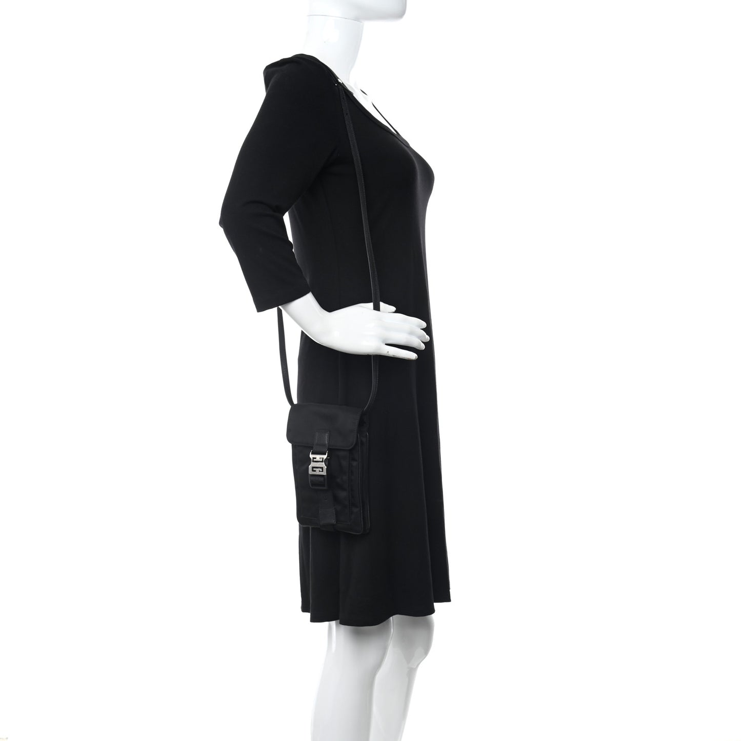 Nylon 4G Crossbody Black