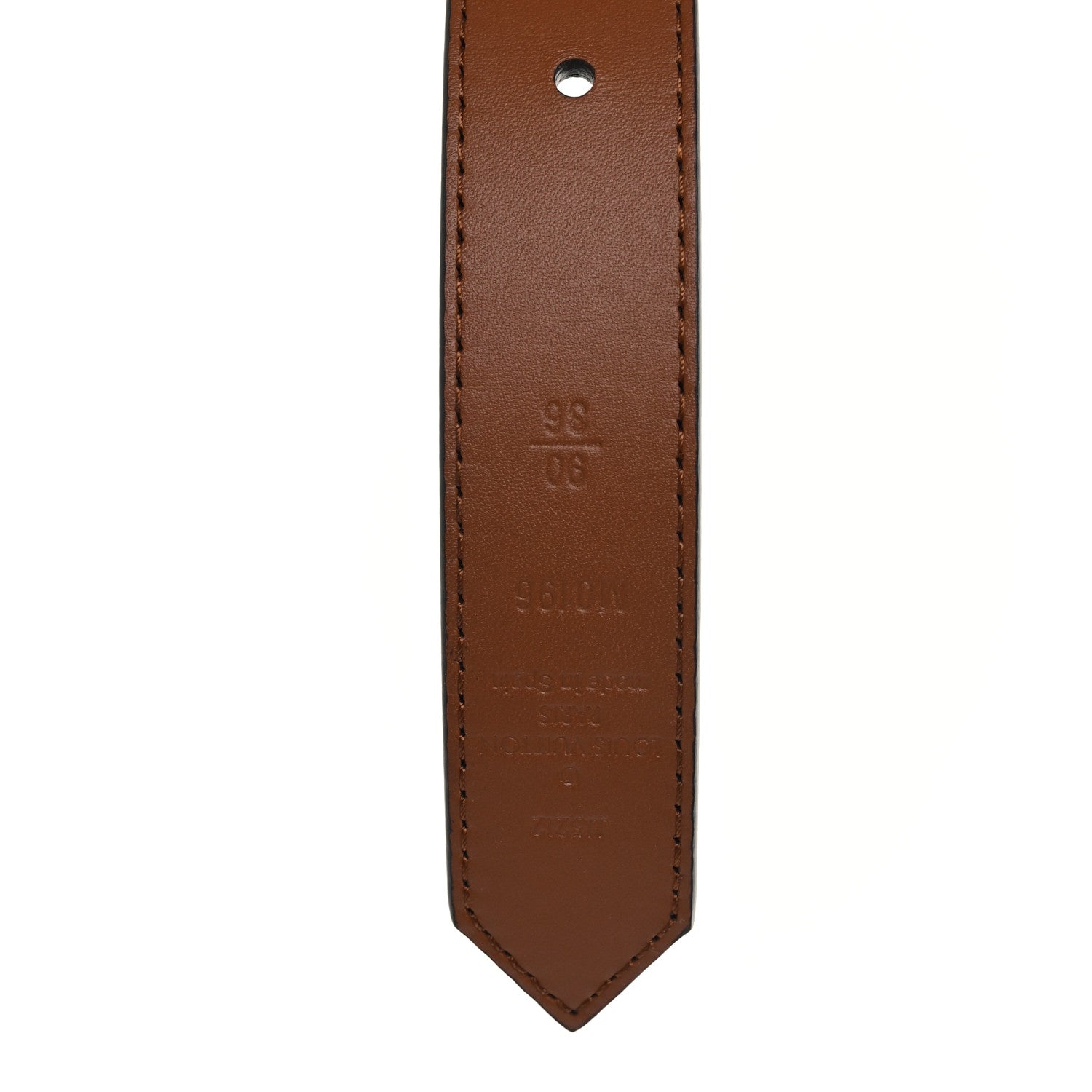Louis Vuitton Monogram 25mm Dauphine Reversible Belt 75 30 Tan 4 of 4
