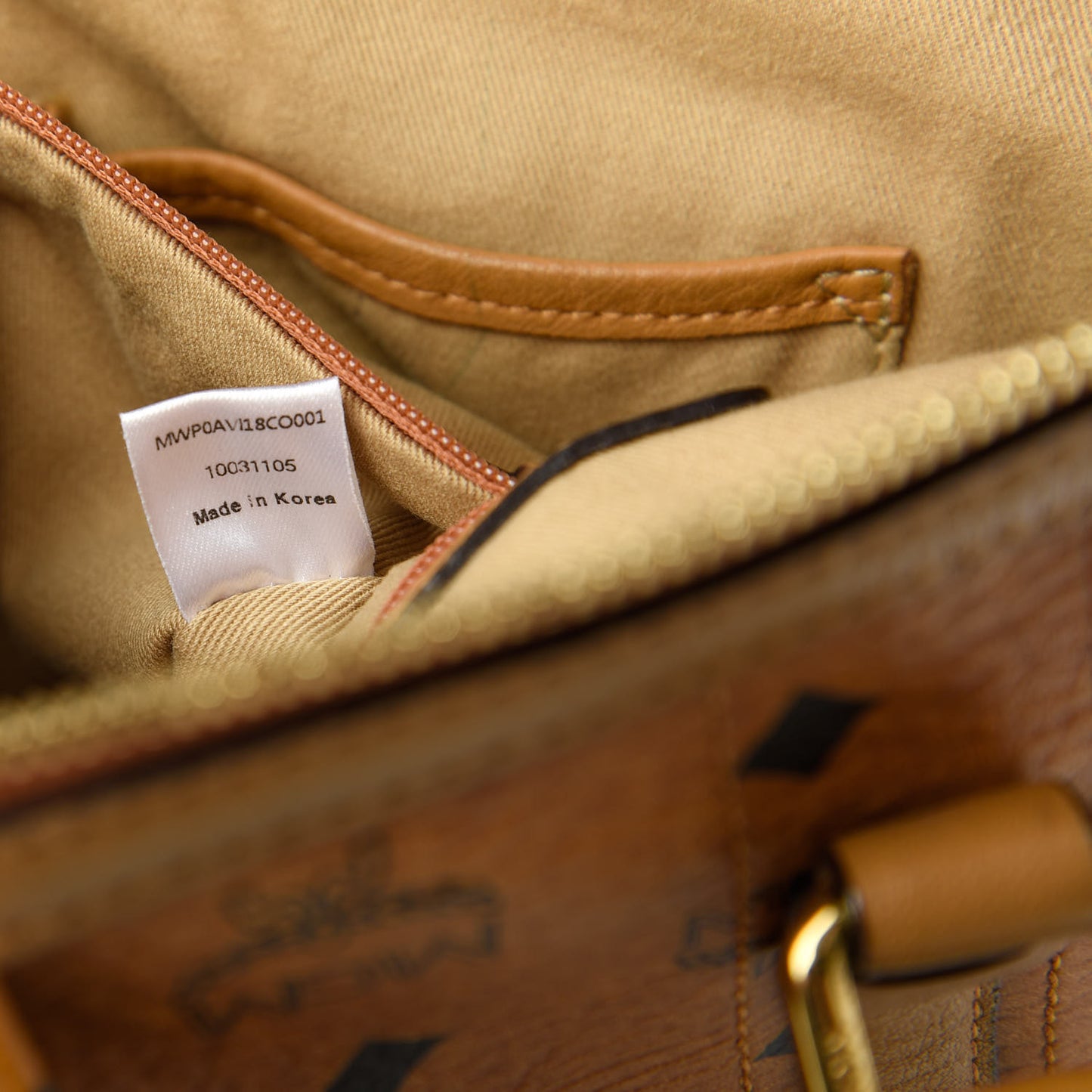 Visetos Medium Essentials Shopper Tote Cognac