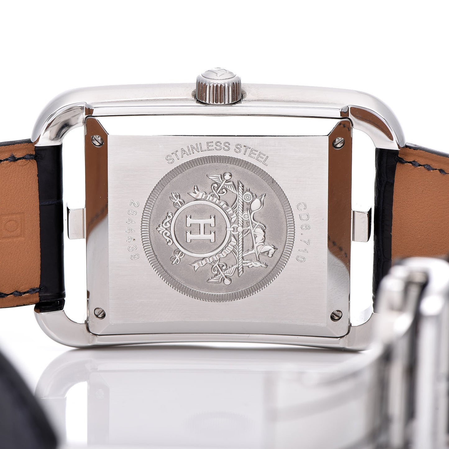 Stainless Steel Alligator 36mm Cape Cod Automatic Watch Bleu Saphir