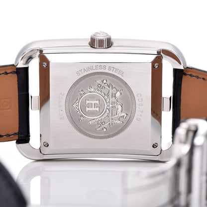 Hermes Stainless Steel Alligator 36mm Cape Cod Automatic Watch Bleu Saphir 5 of 11