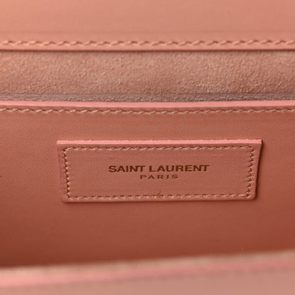 Saint Laurent Calfskin Classic Monogram Cassandre Clutch Blush 7 of 18