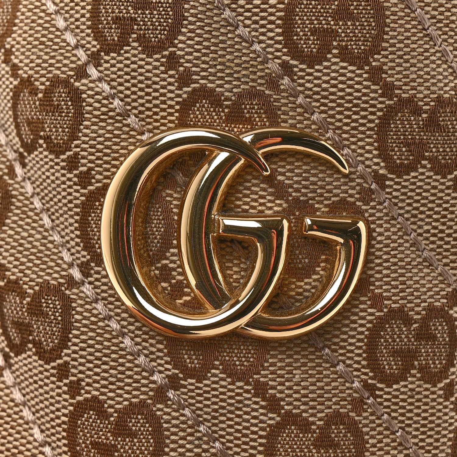 Gucci Monogram Matelasse GG Marmont Espadrille 20mm Slide Sandals 40 Beige Ebony Black 10 of 11