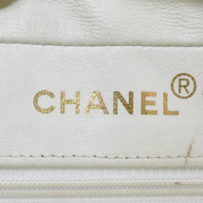 Chanel Lambskin Quilted CC Handbag White 7 of 9