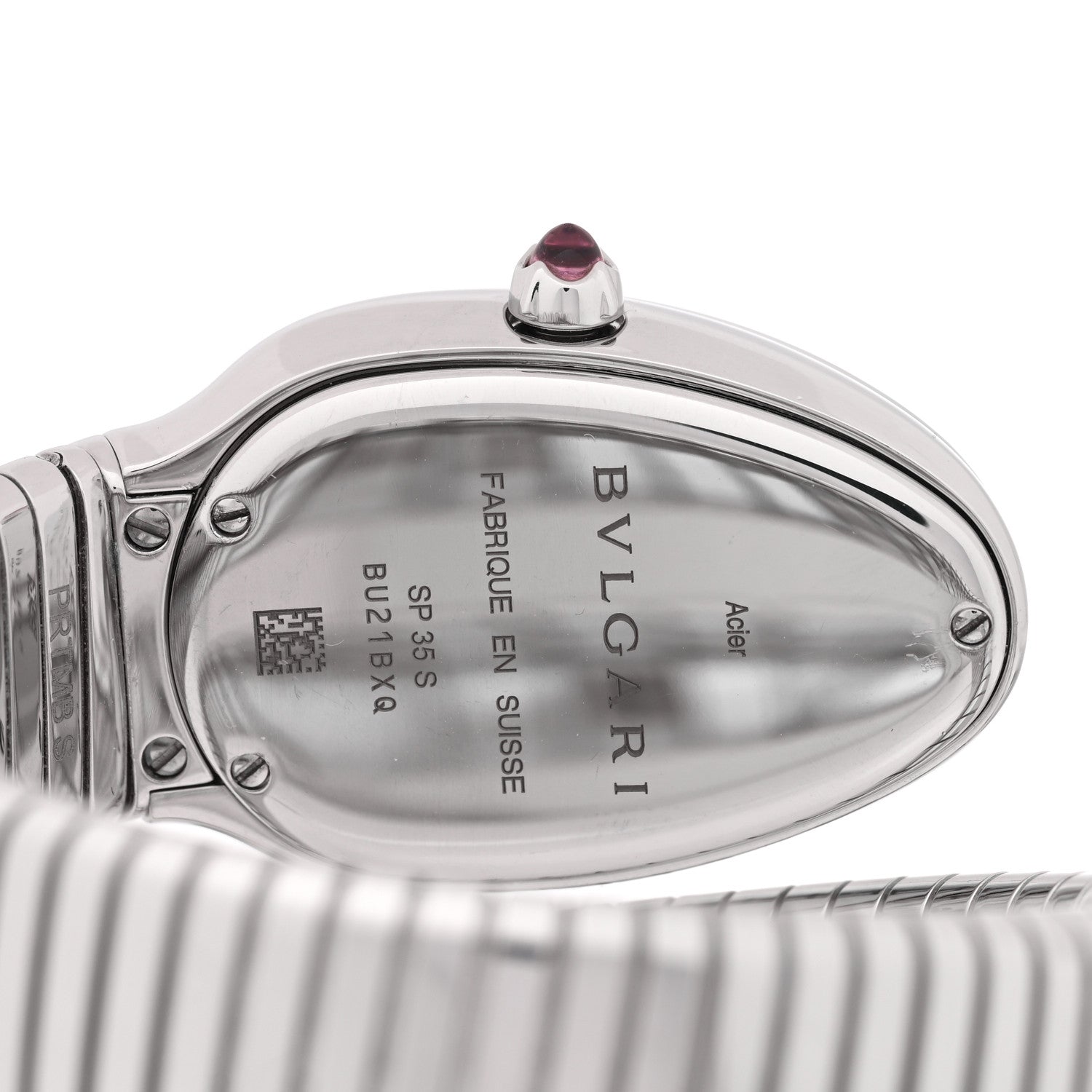 Bulgari Stainless Steel 35mm Serpenti Tubogas Quartz Watch 1800295