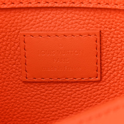 Louis Vuitton Grained Calfskin Aerogram New Sling Orange 7 of 11