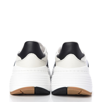 Bottega Veneta Calfskin Technical Mesh Speedster Sneakers 40 White Black 6 of 9