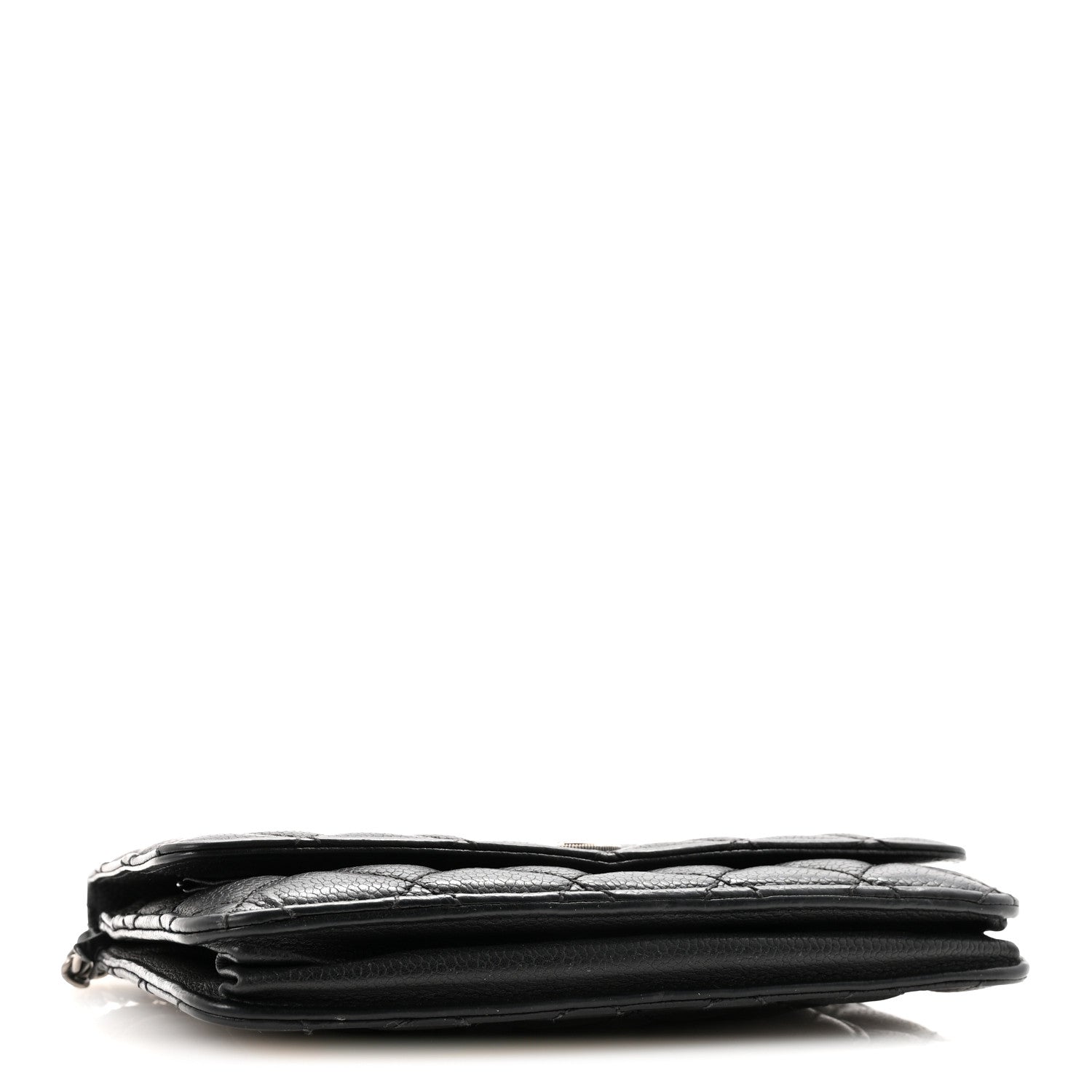 Chanel Caviar Quilted Paris Dallas Wallet on Chain WOC Black 4 of 11