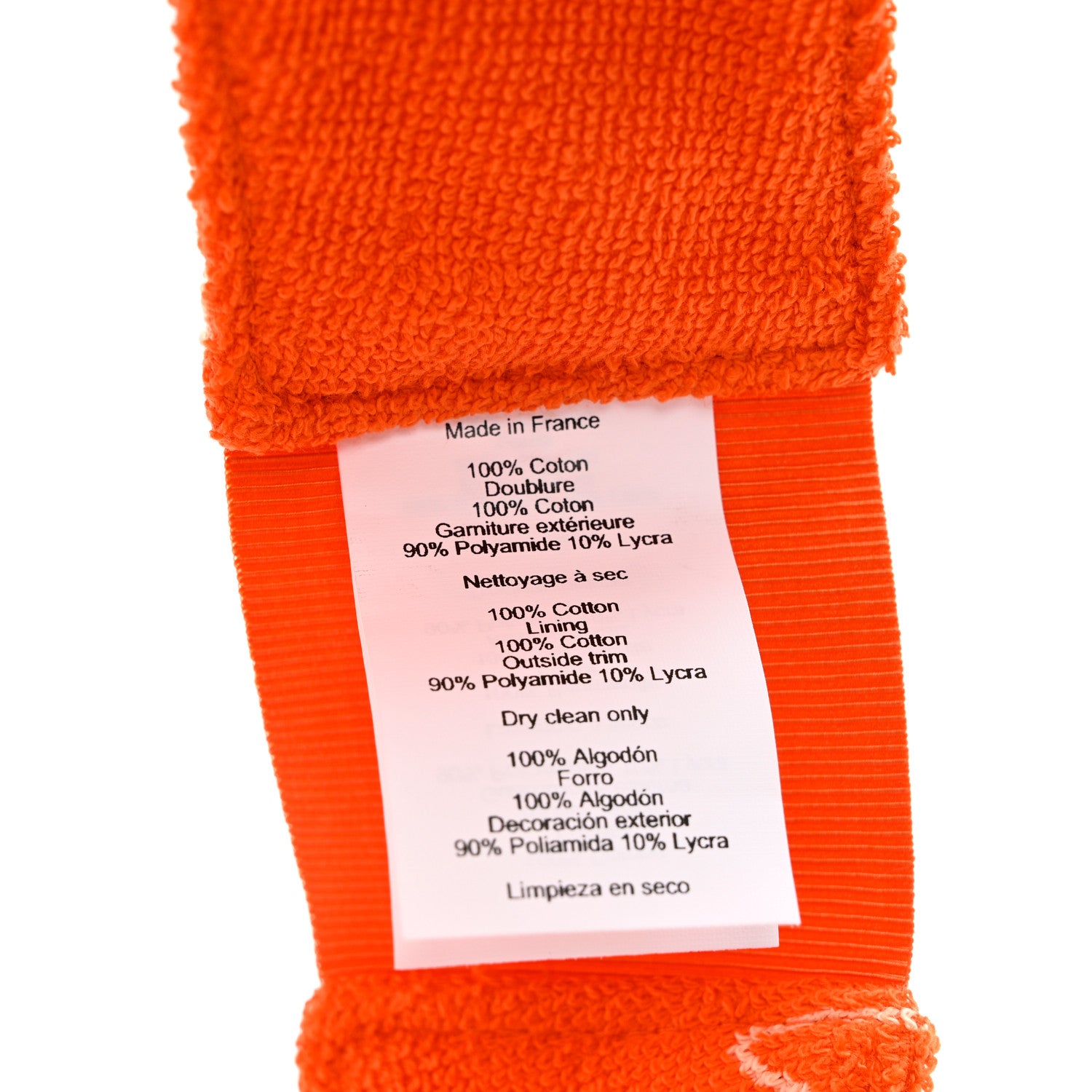 Hermes Cotton Les Leopards Golf Visor Geranium White 8 of 8