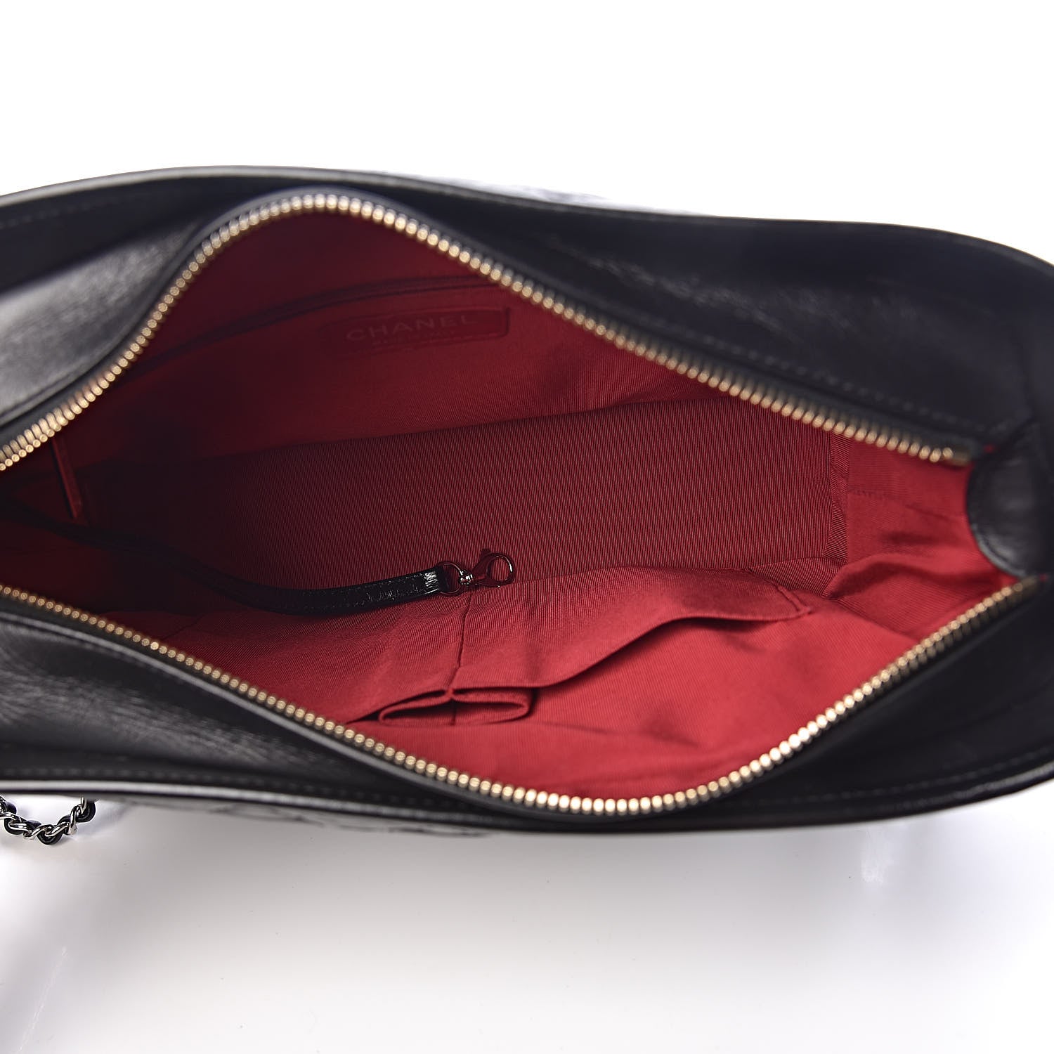Chanel Aged Calfskin Quilted Medium Gabrielle Hobo Black 5 of 10