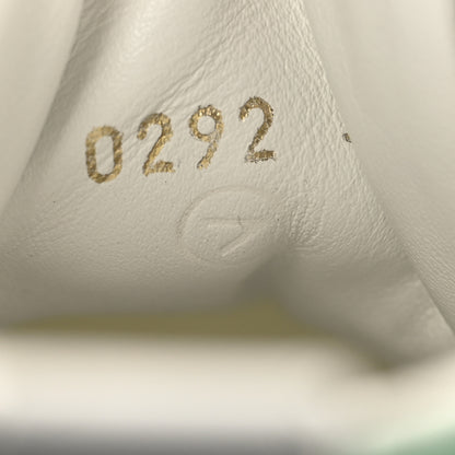 Louis Vuitton Calfskin Monogram Run Away Sneakers 36 White Green 9 of 9